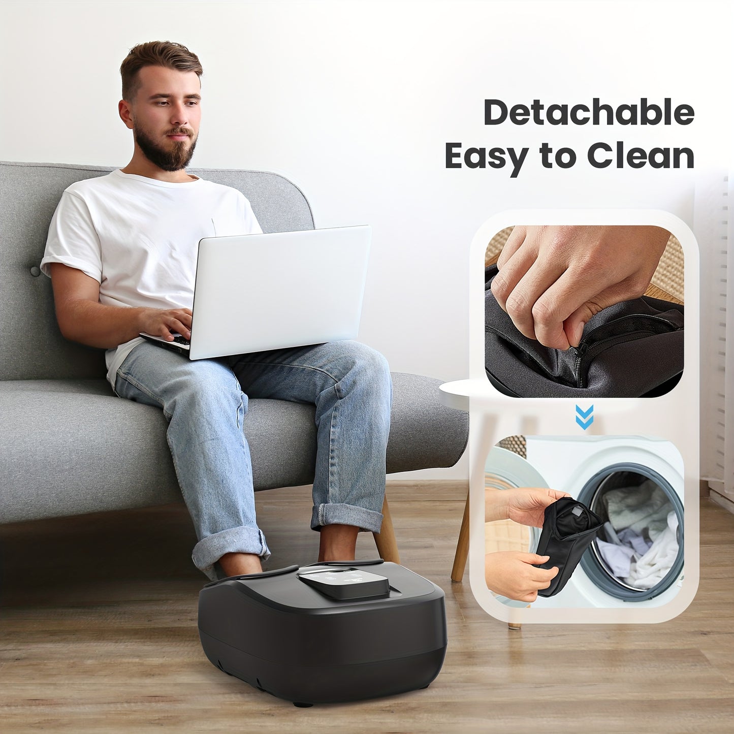 Comfier Shiatsu Foot Massager With Heat and Compression Relief