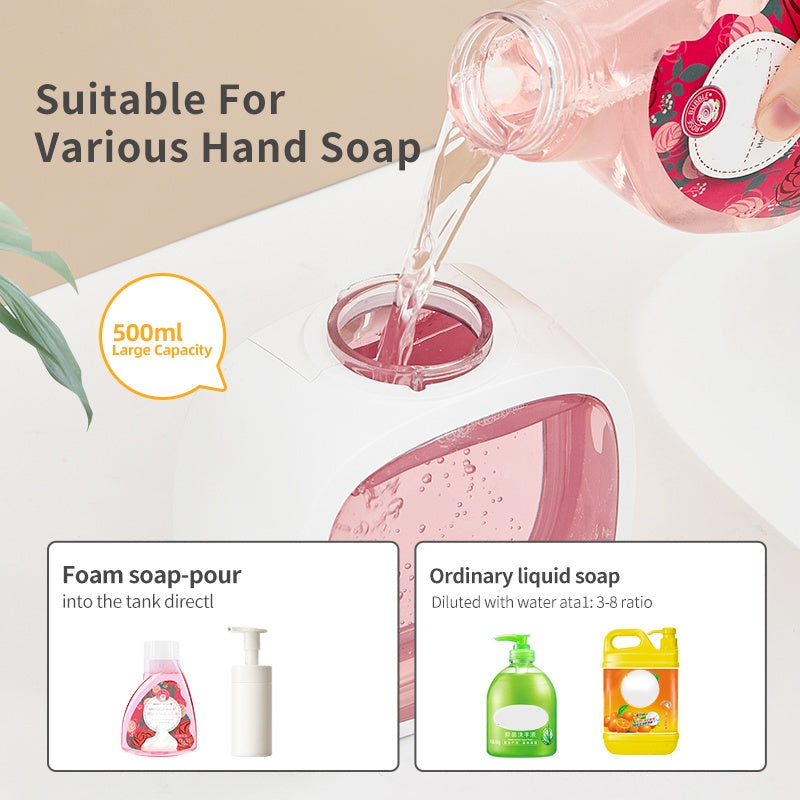 Automatic Foam Soap Dispenser Hands Free Wall Mount USB