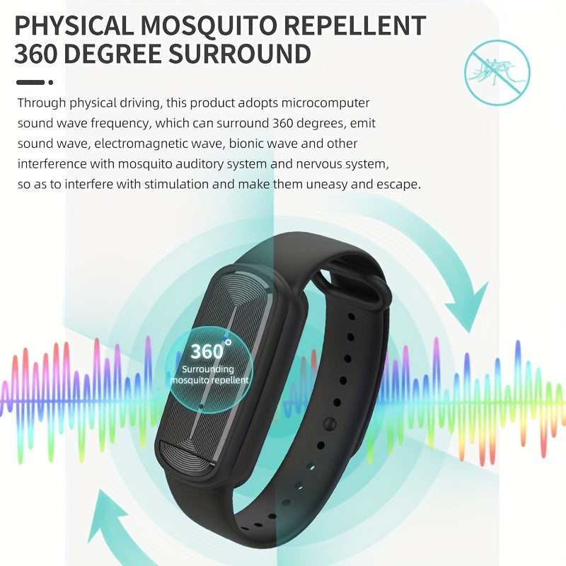 Ultrasonic Mosquito Repellent Band for Outdoor Protection