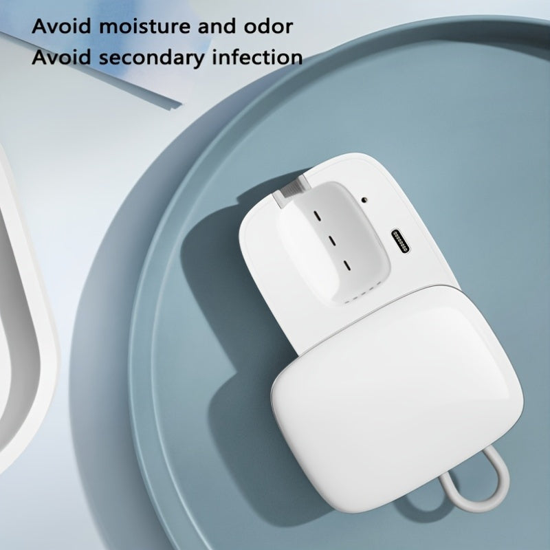 UVC Toothbrush Holder Wall Mount USB Rechargeable Travel