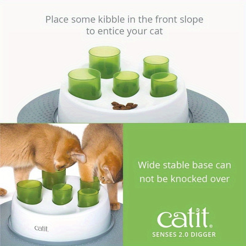 Senses Two Point Zero Interactive Cat Slow Feeder Puzzle