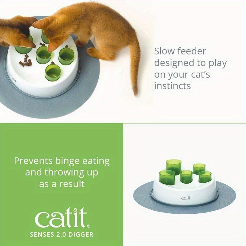Senses Two Point Zero Interactive Cat Slow Feeder Puzzle