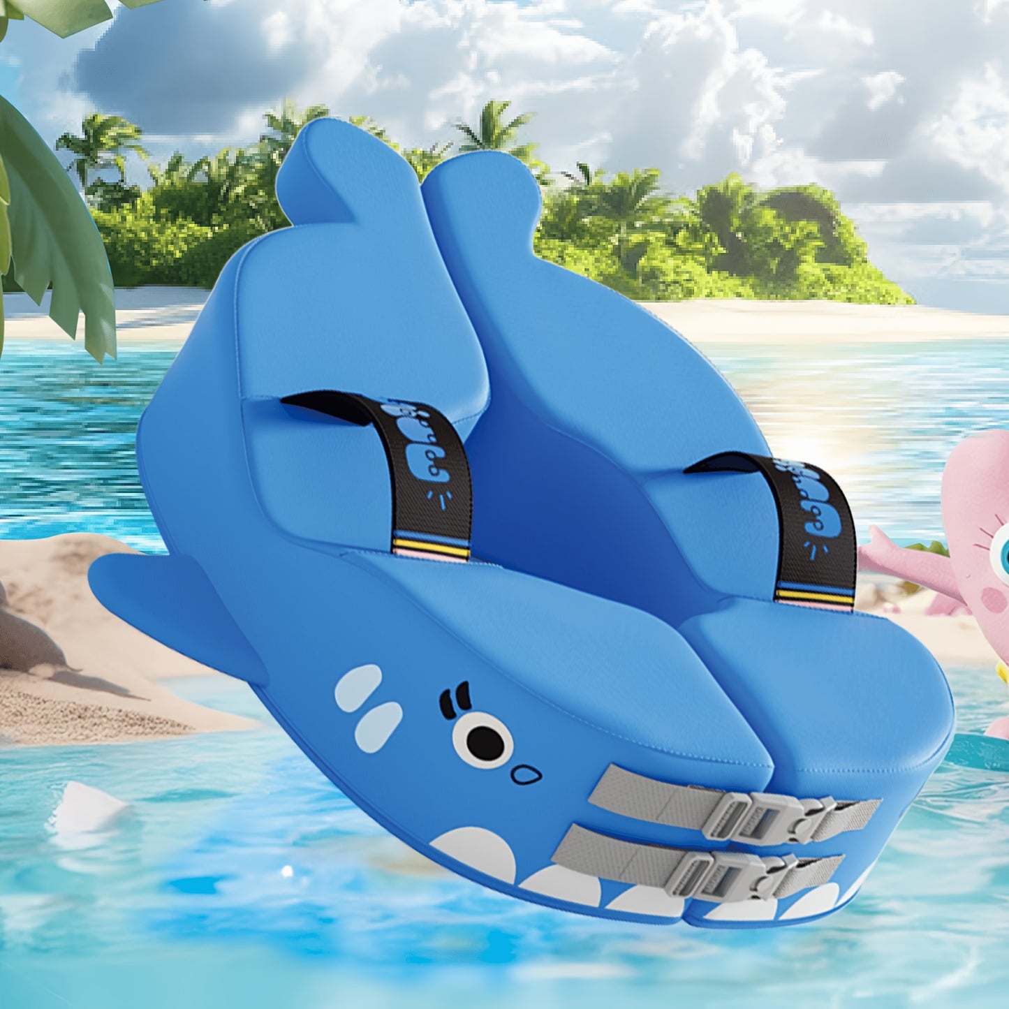 Baby Swimming Float Non Inflatable Shark Design For Ages