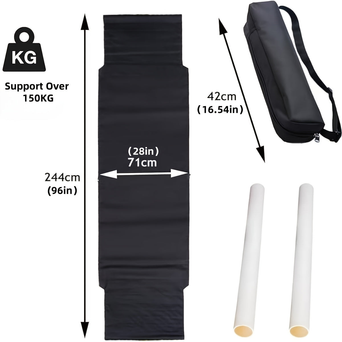 Heavy Duty Semi Truck Hammock 150kg Capacity Portable Bed