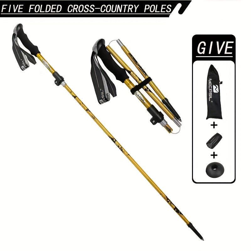 Lightweight Folding Trekking Cane for Hiking and Walking
