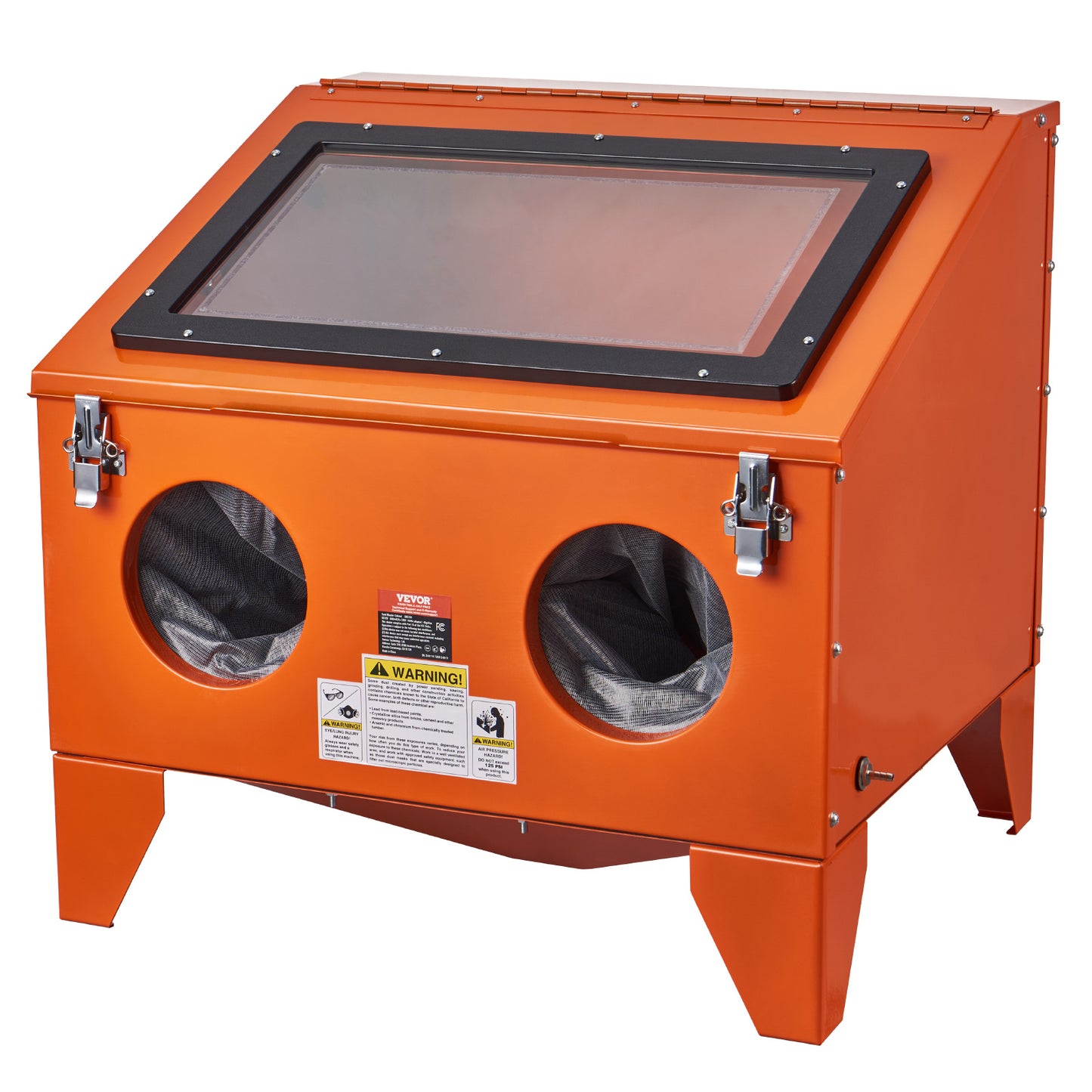 Portable Benchtop Sand Blasting Cabinet With Nozzles