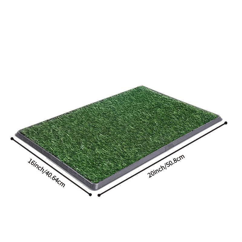 Dog Grass Mat With Tray Indoor Litter Box For Apartment