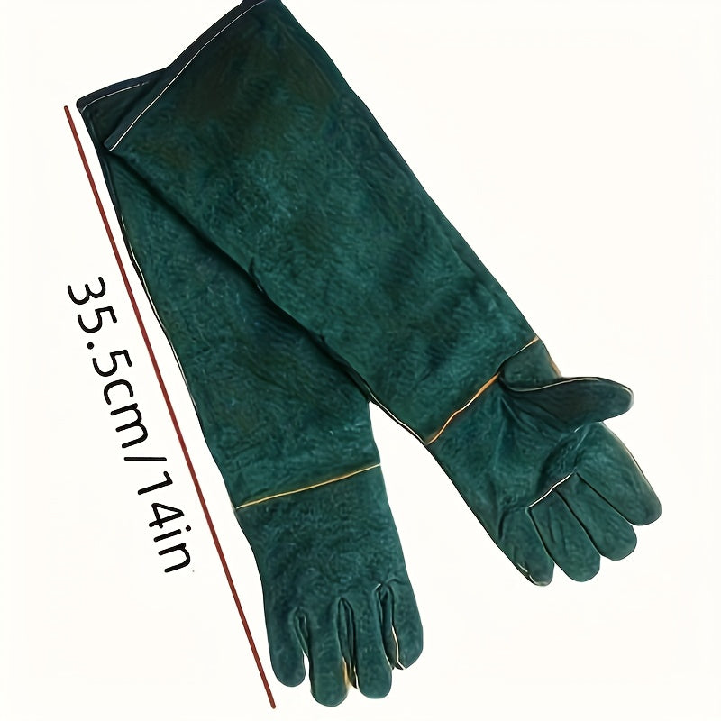 Premium Pet Grooming Gloves Scratch Resistant for Dogs and Cats
