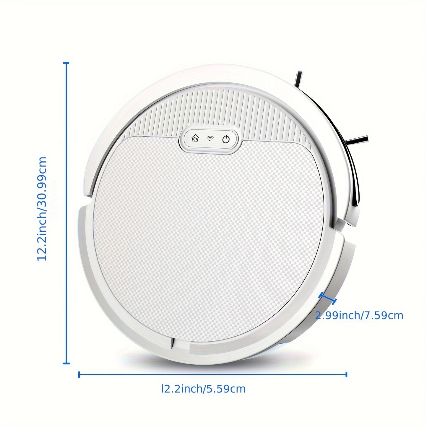 Robotic Vacuum With Mop Combo 5000Pa Suction Smart App