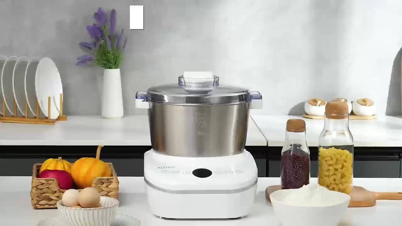 Dough Mixer With Ferment Function And Stainless Bowl