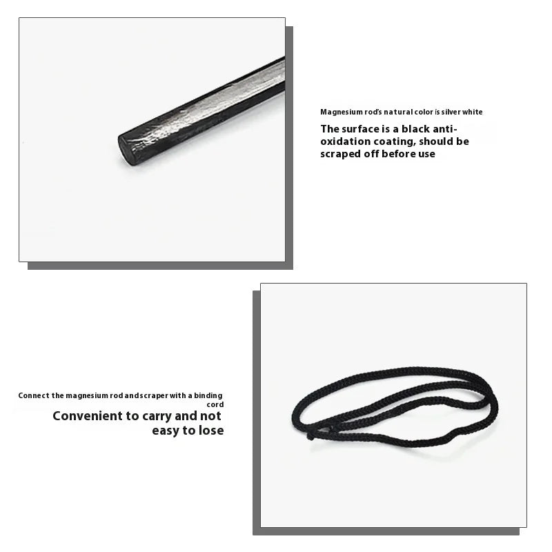 Choice Outdoor Magnesium Fire Starter Rod With Bottle Opener