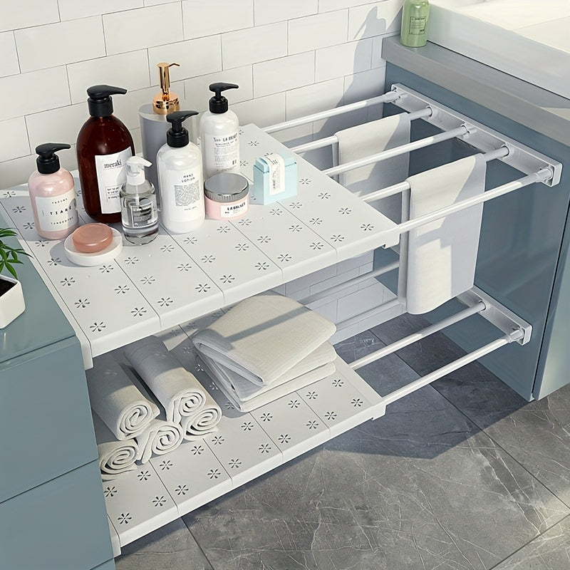 Adjustable Carbon Steel Wall Mount Storage Rack for Closet