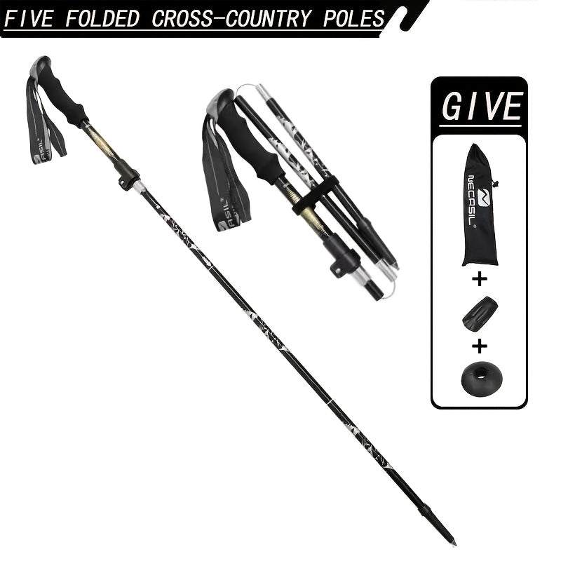 Lightweight Folding Trekking Cane for Hiking and Walking