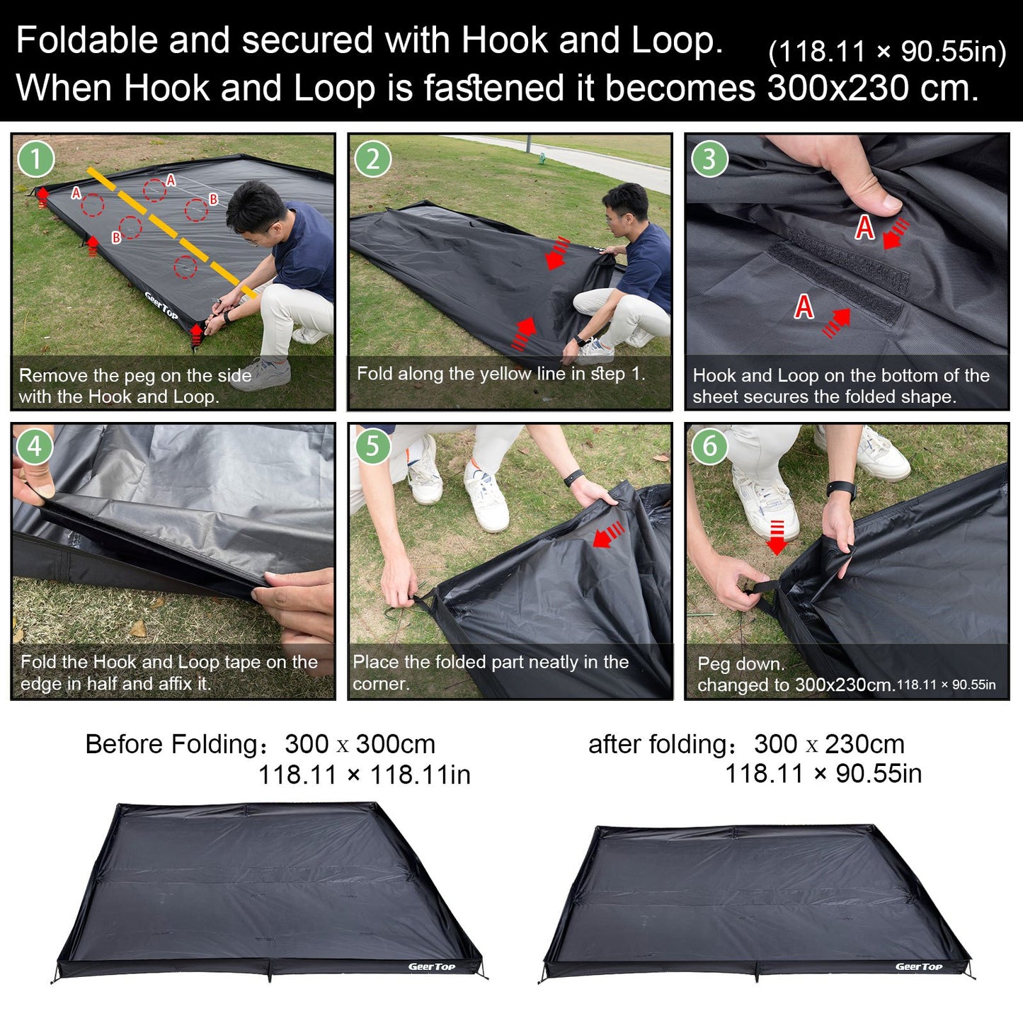Heavy Duty Oxford Camping Ground Sheet All Season Shelter
