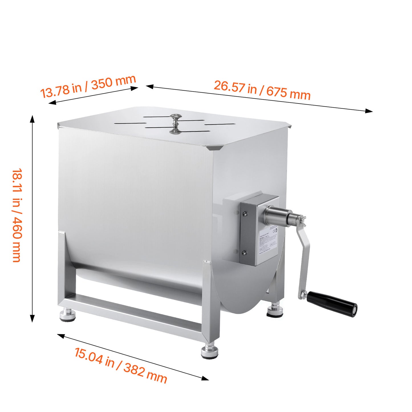 Manual Meat Mixer For Sausage And Ground Meat Mixing