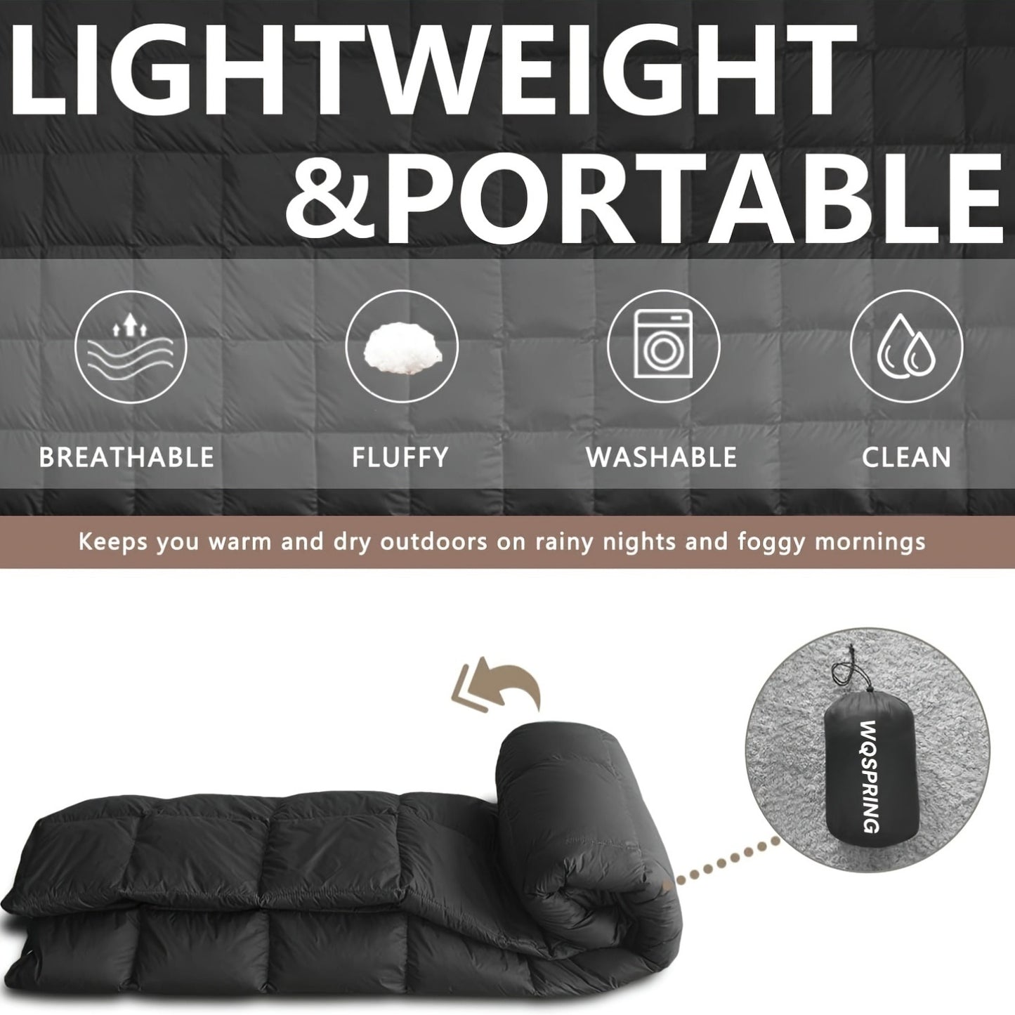 Lightweight Multifunctional Camping Blanket for Travel and Outdoor Use