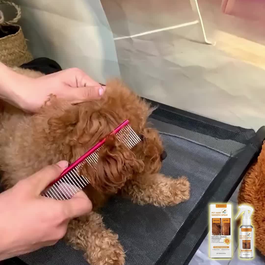 Powerful Leave In Pet Hair Detangler And Deodorizing Spray
