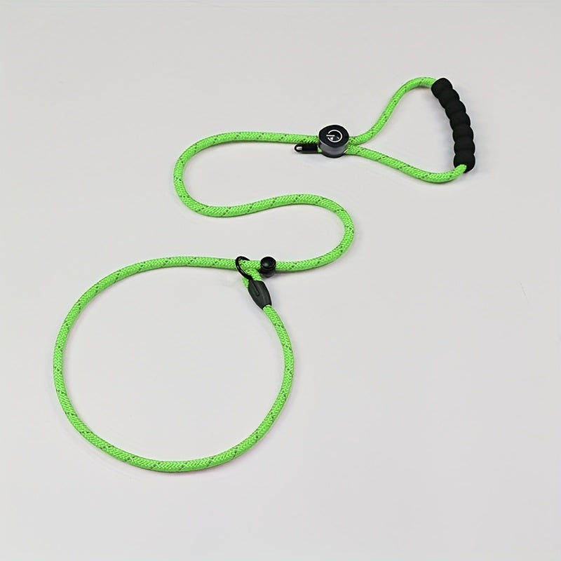 LED Glow In The Dark Dog Leash With Night Light Waterproof