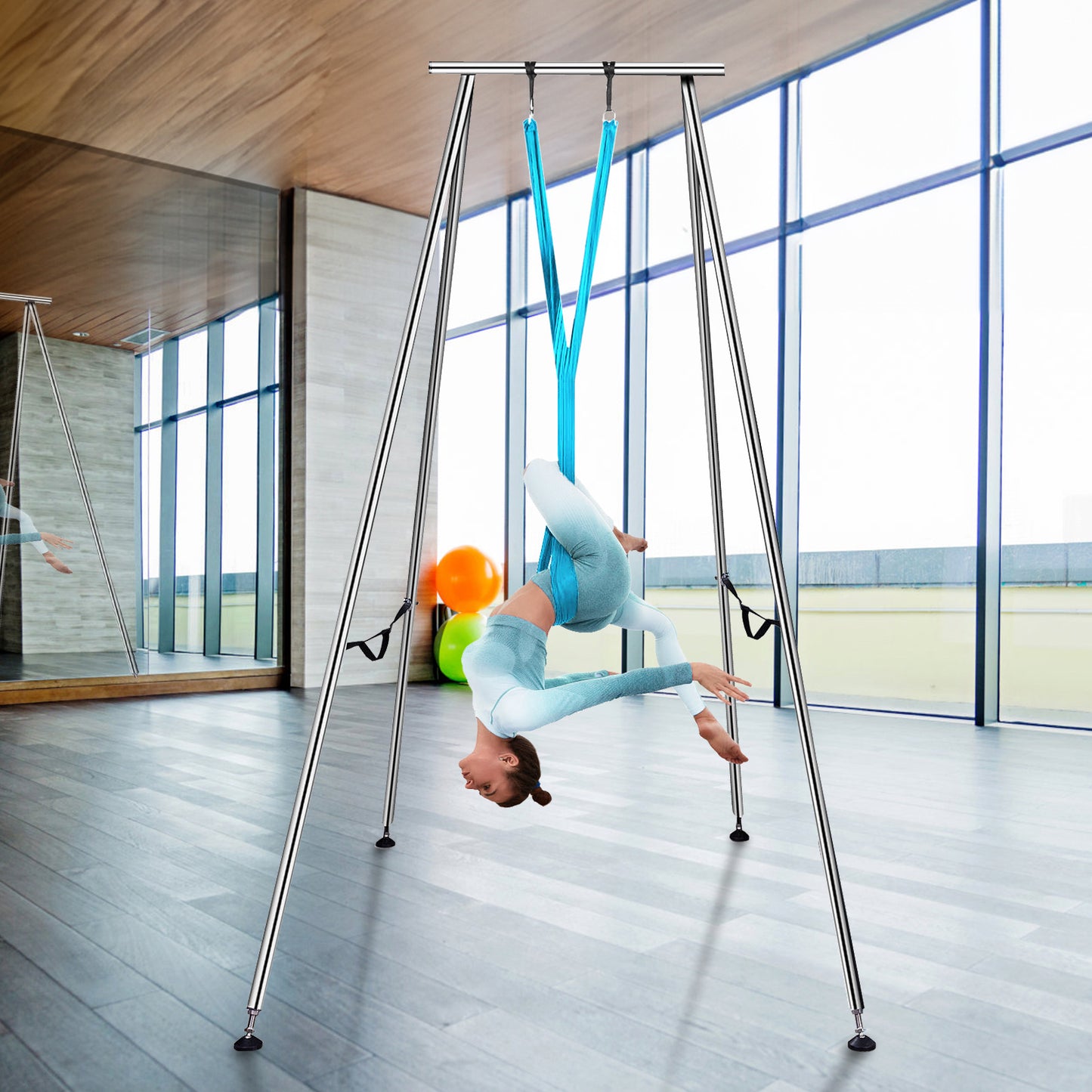 VEVOR Aerial Yoga Frame with Professional Yoga Hammock