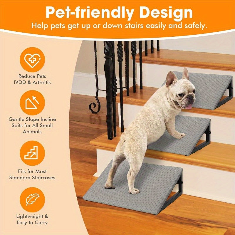 Heavy Duty Dog Ramp and Pet Steps with Non Slip Base