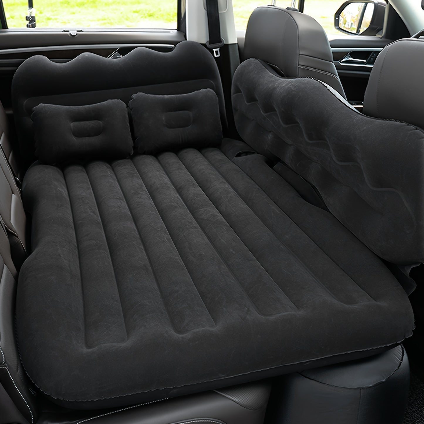 Portable Car Air Bed Kit With Pump And Pillows Camping