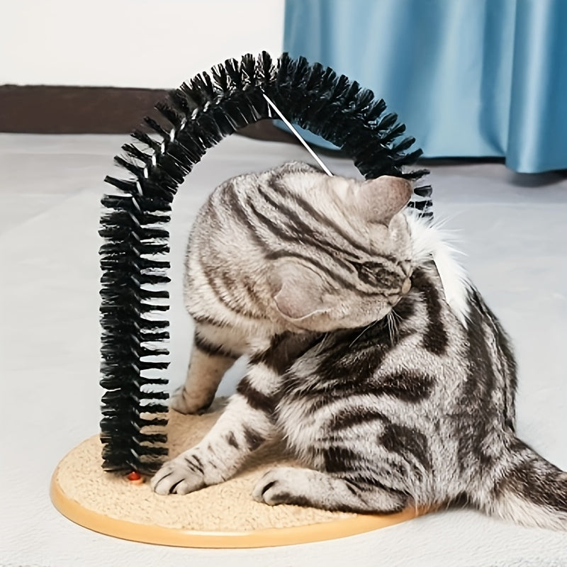 Multi Functional Cat Groomer 4 In 1 Self Grooming Arch