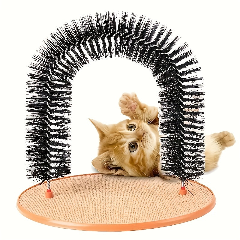 Multi Functional Cat Groomer 4 In 1 Self Grooming Arch