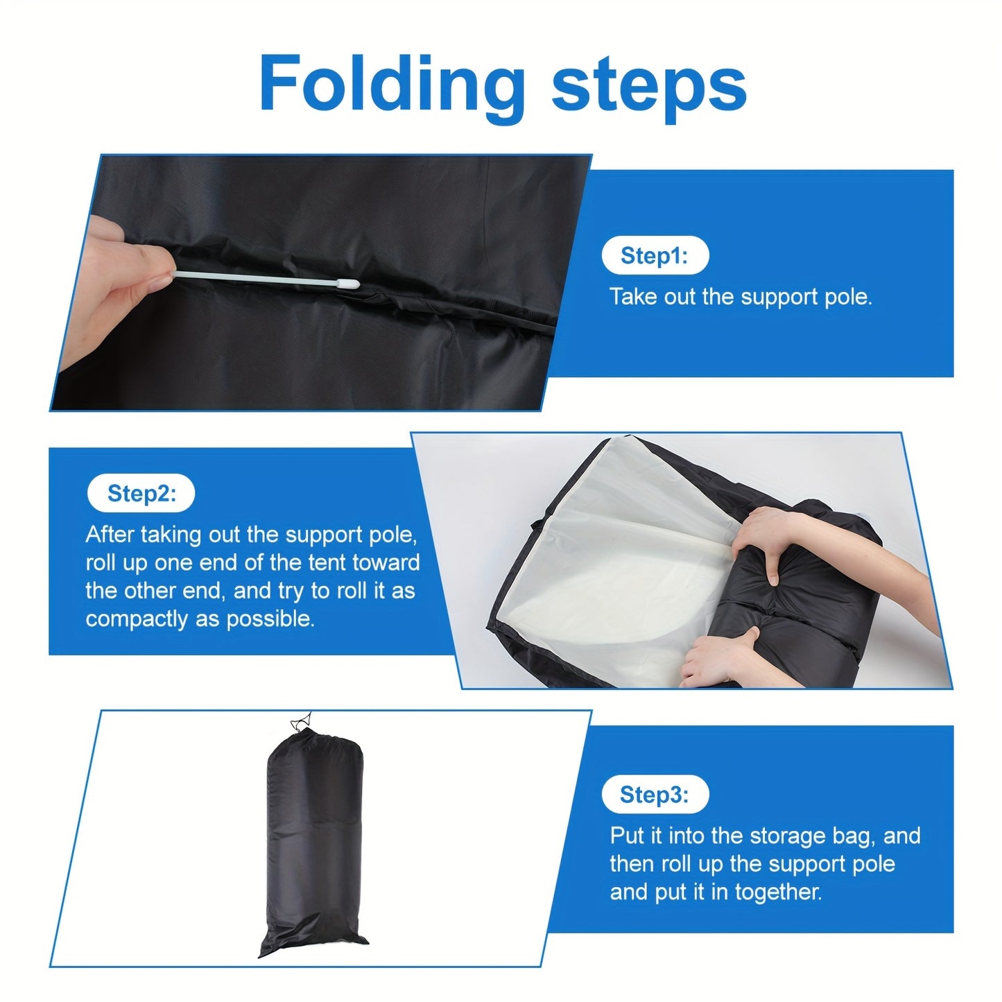 Portable Indoor Blackout Tent by Unknown for Sleep Enhancement