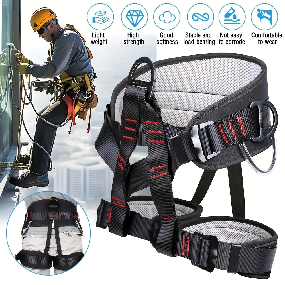 Professional Half Body Safety Climbing Belt for Outdoor Adventures