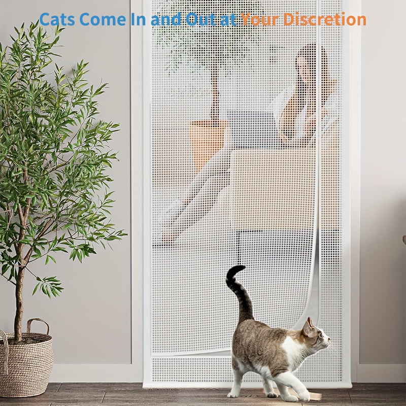 Cat Proof Door Curtain for Easy Pet Access and Safety