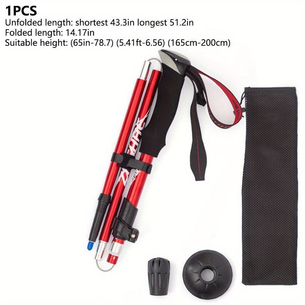Lightweight Folding Trekking Cane for Hiking and Walking