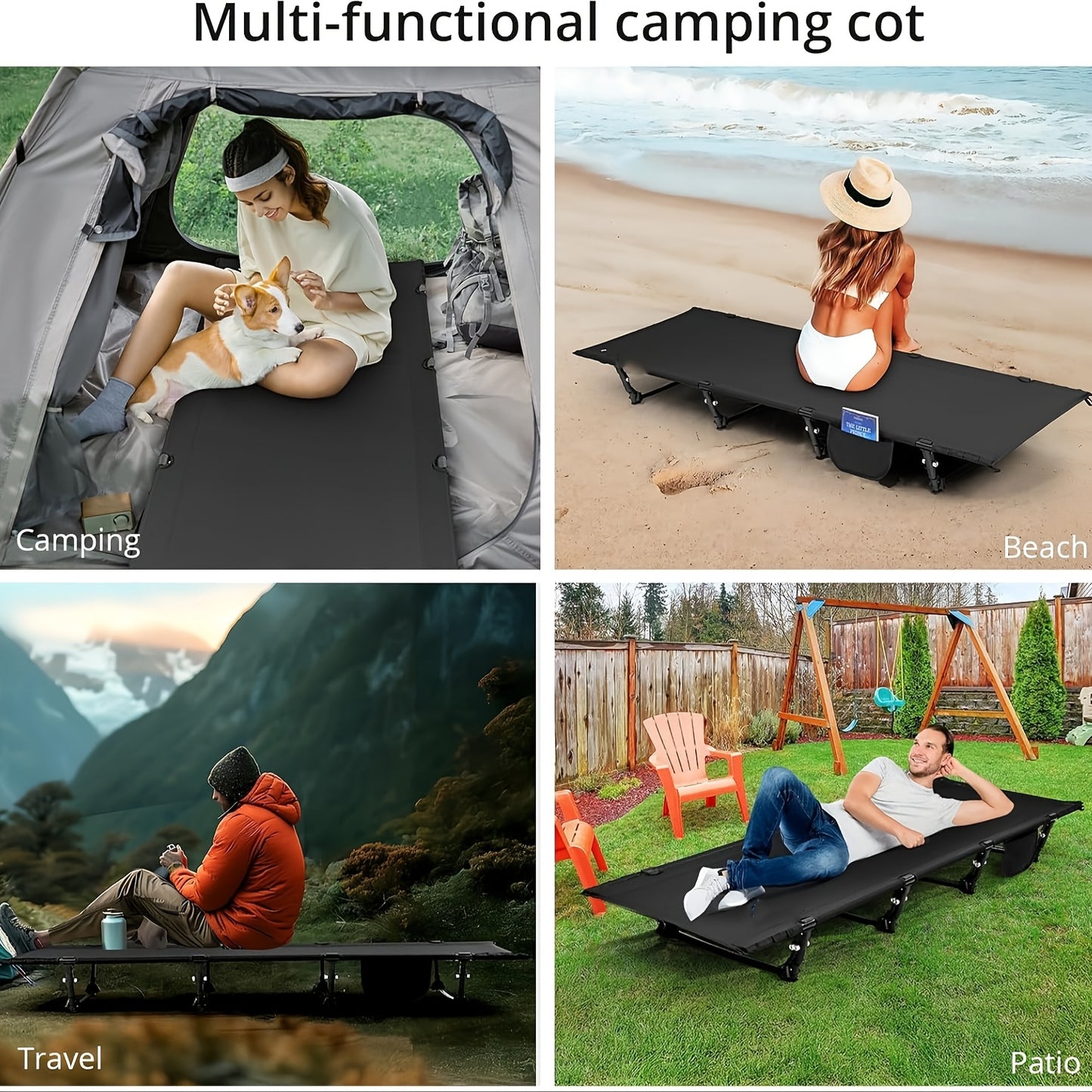Ultra Light Foldable Camping Bed Outdoor Adventures