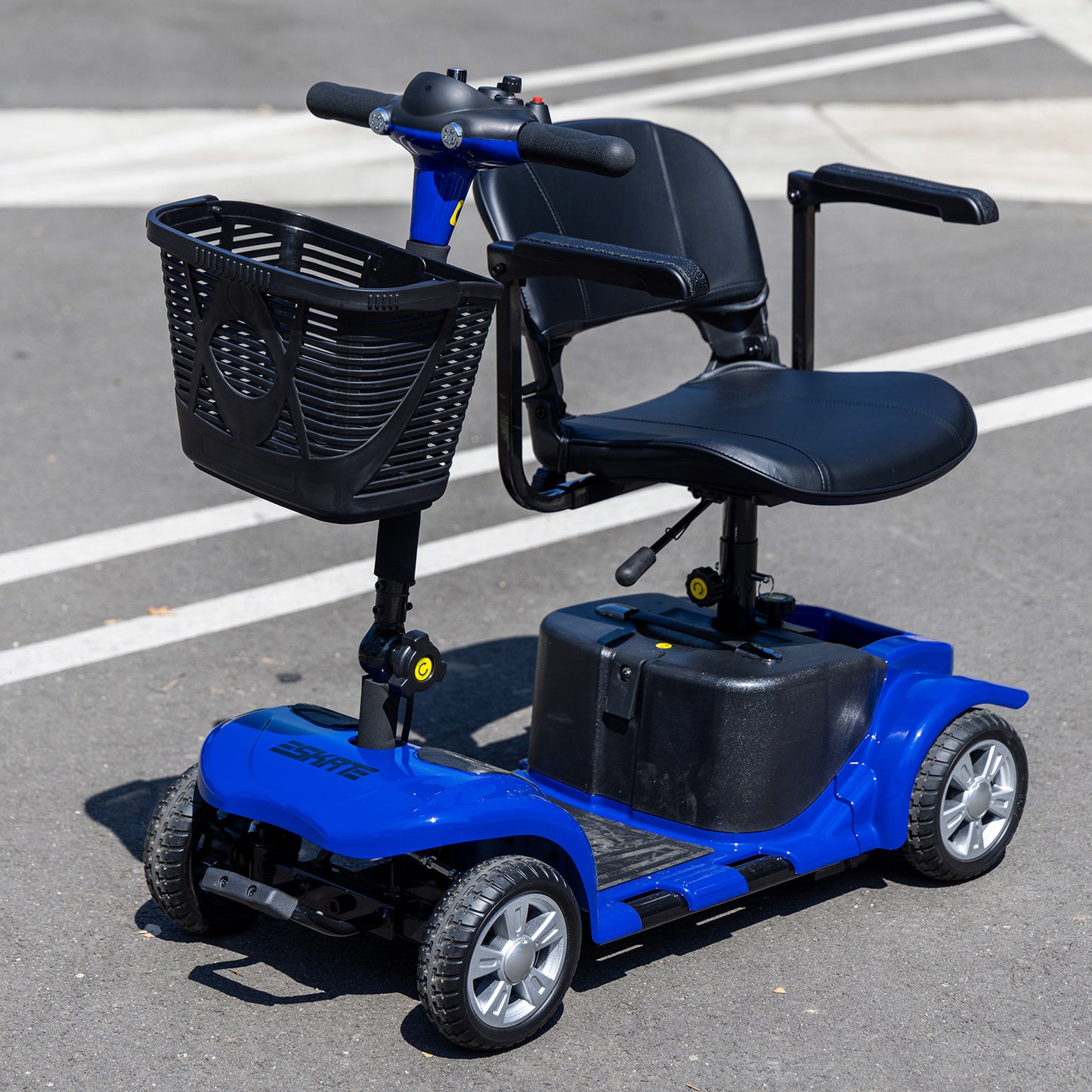 Folding 4 Wheel Electric Scooter 250W Range 15.5 Miles