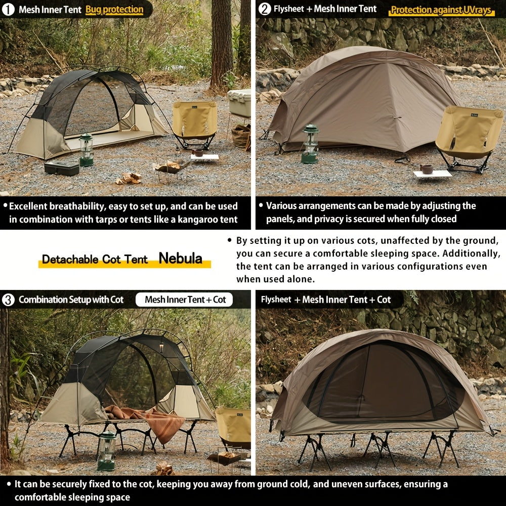 Soomloom 1 Person Lightweight Camping Tent With Inner Tent