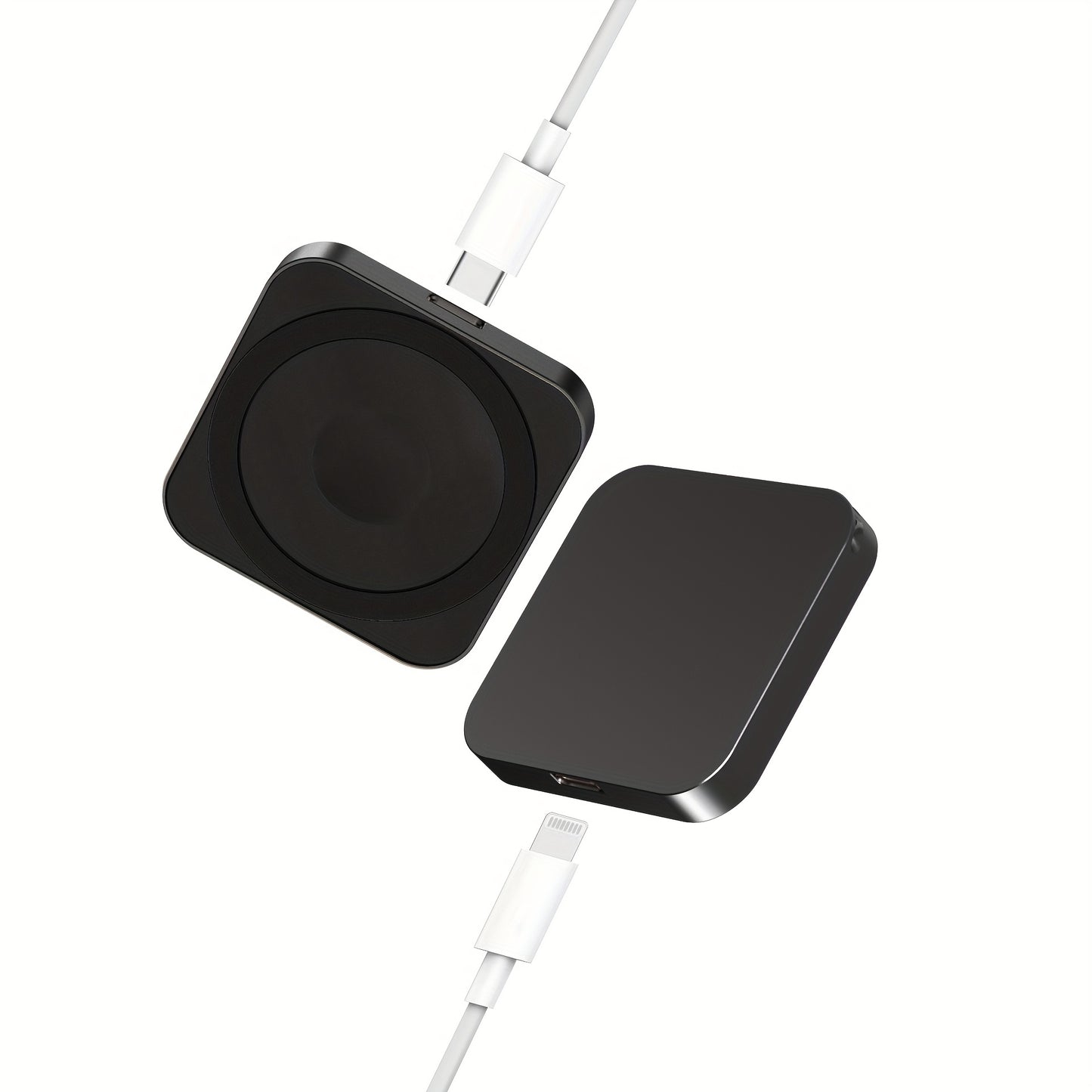 Mini Magnetic Wireless Charger With Dual Interface 15W