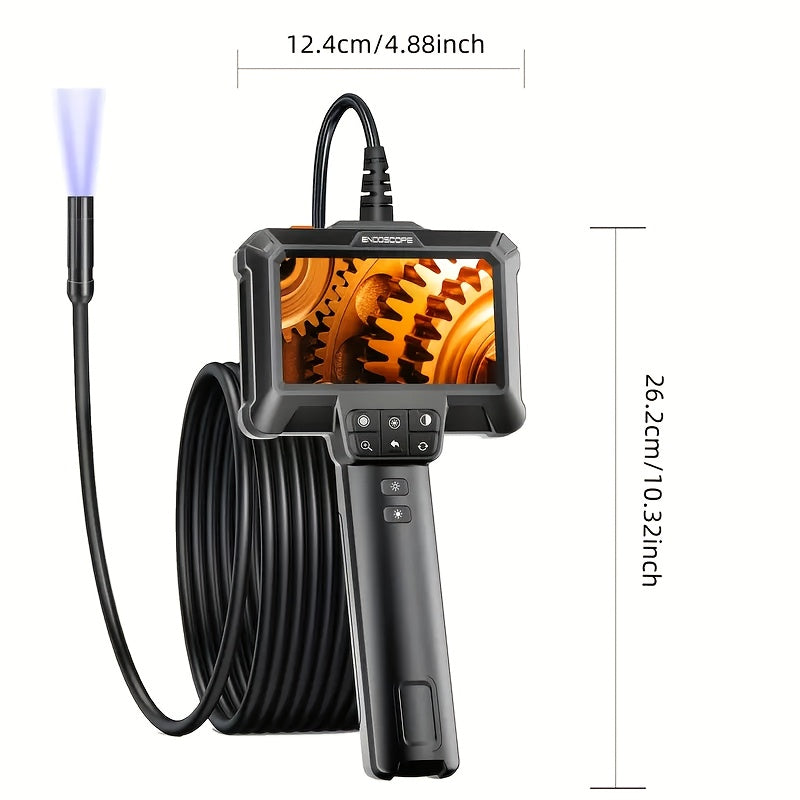 LED 1080P Endoscope Camera with 4.3 Inch LCD Screen and Light