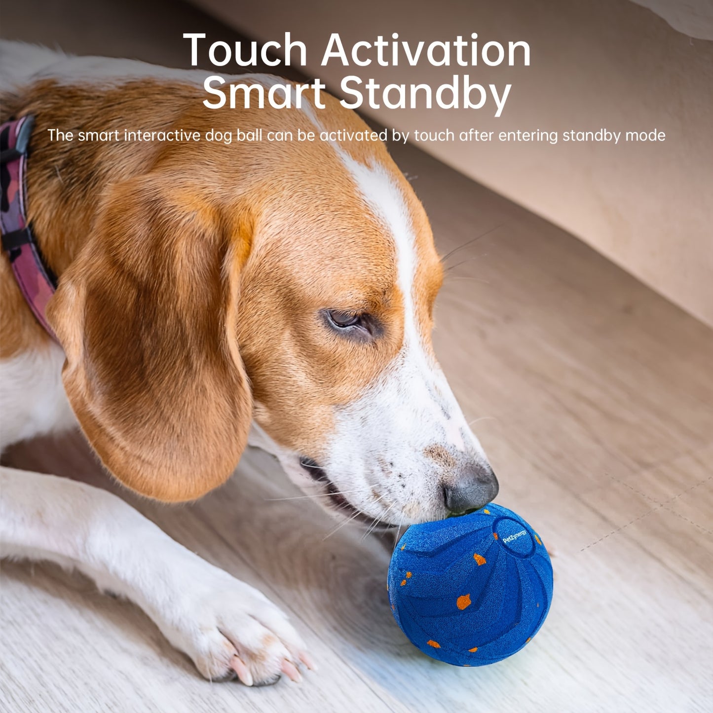 Smart Interactive Dog Toy Automatic Bounce Rotate ETPU