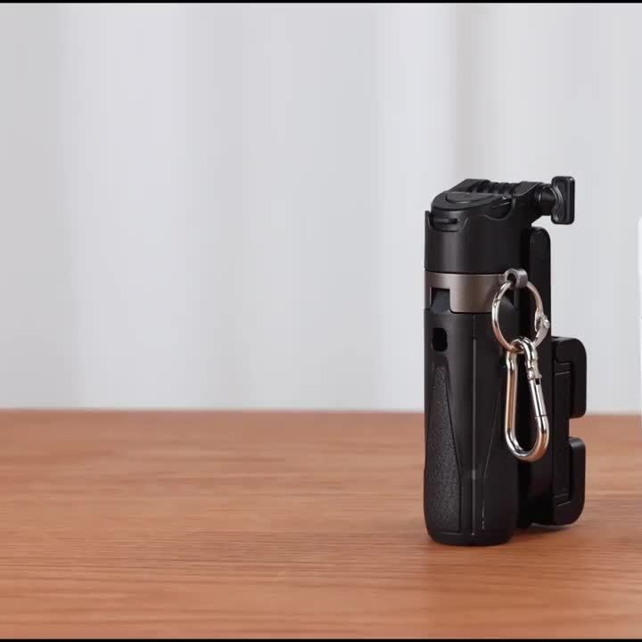 Extendable Selfie Stick With Wireless Remote Quadpod Tripod