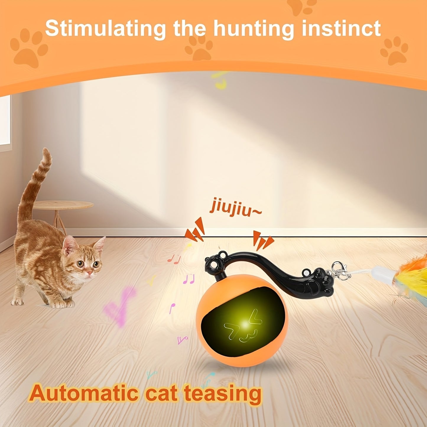 Automatic Mouse Chase Cat Toy With Remote Control For Pets