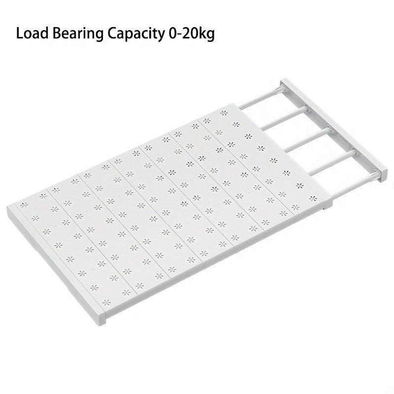 Adjustable Carbon Steel Wall Mount Storage Rack for Closet