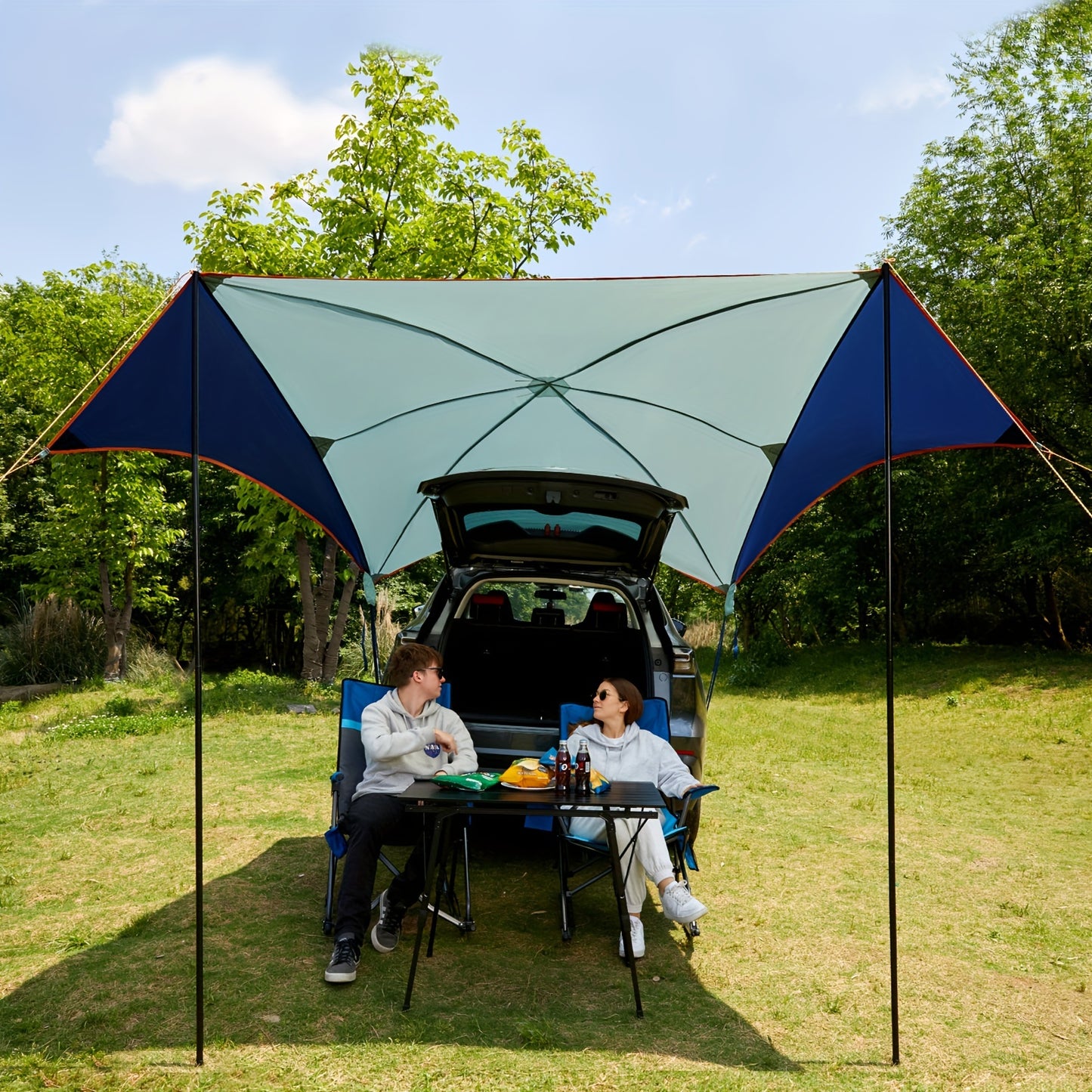 SUV Tailgate Tent Basic And Deluxe For Campers And RVs
