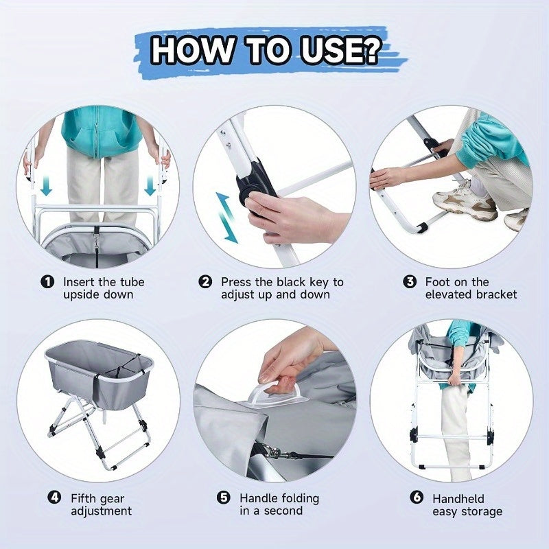 Portable Dog Bathtub For Easy Indoor And Outdoor Grooming