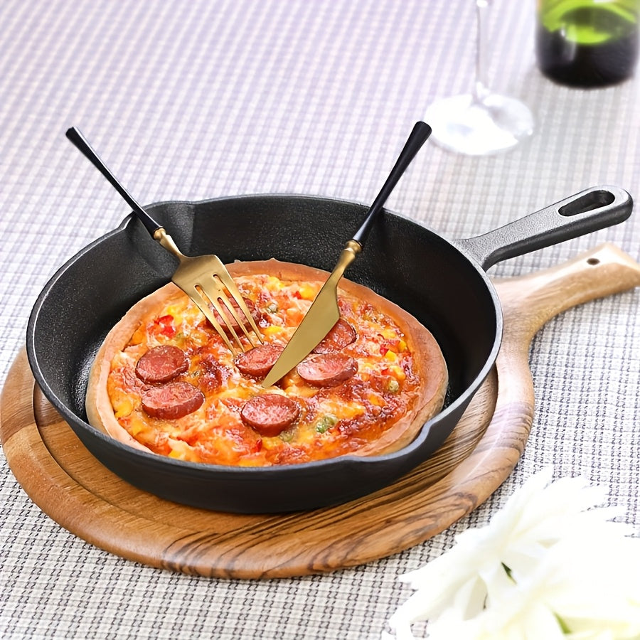 Three Piece Cast Iron Frying Pan Set For Professional Chefs
