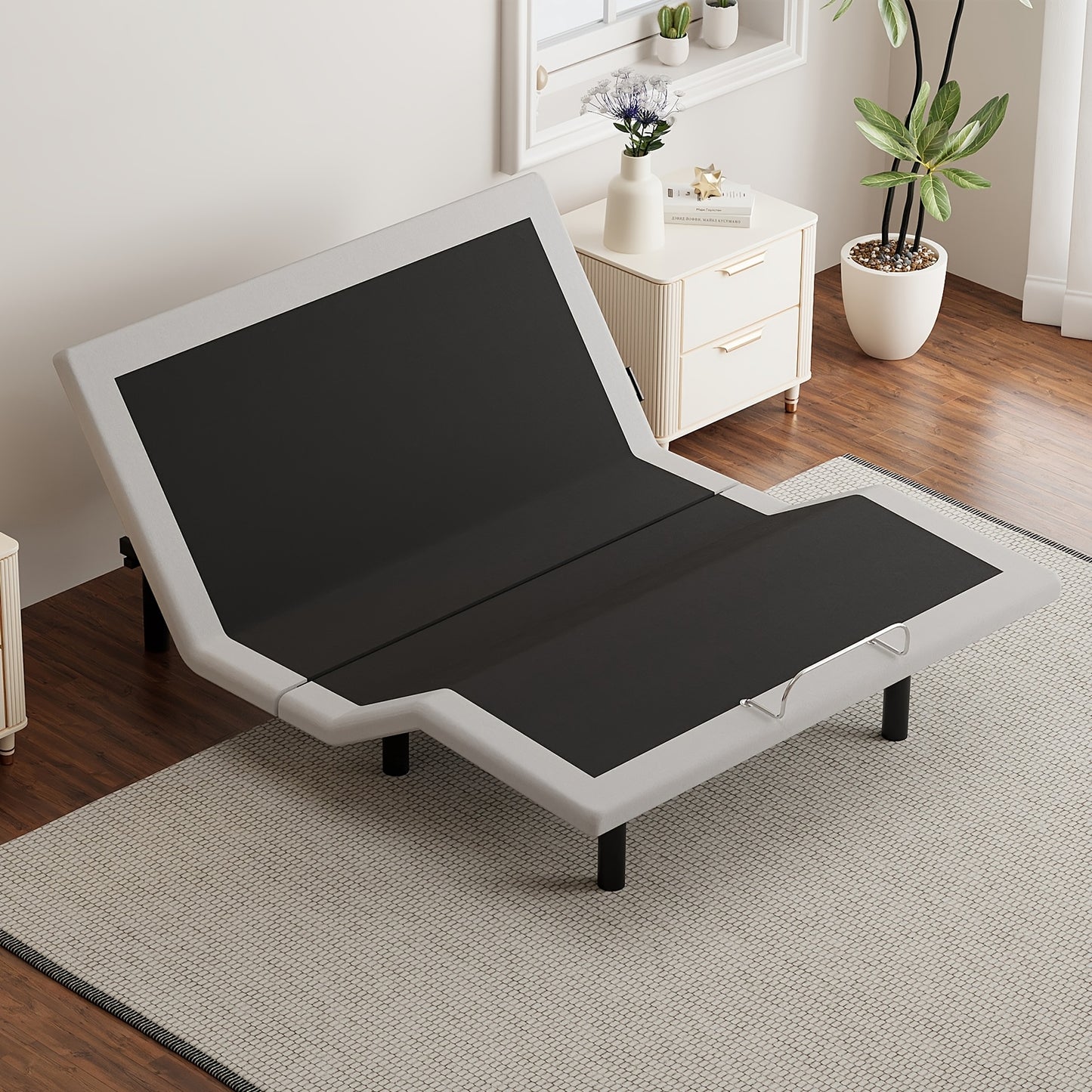 Electric Adjustable Bed Frame With Massage And Remote