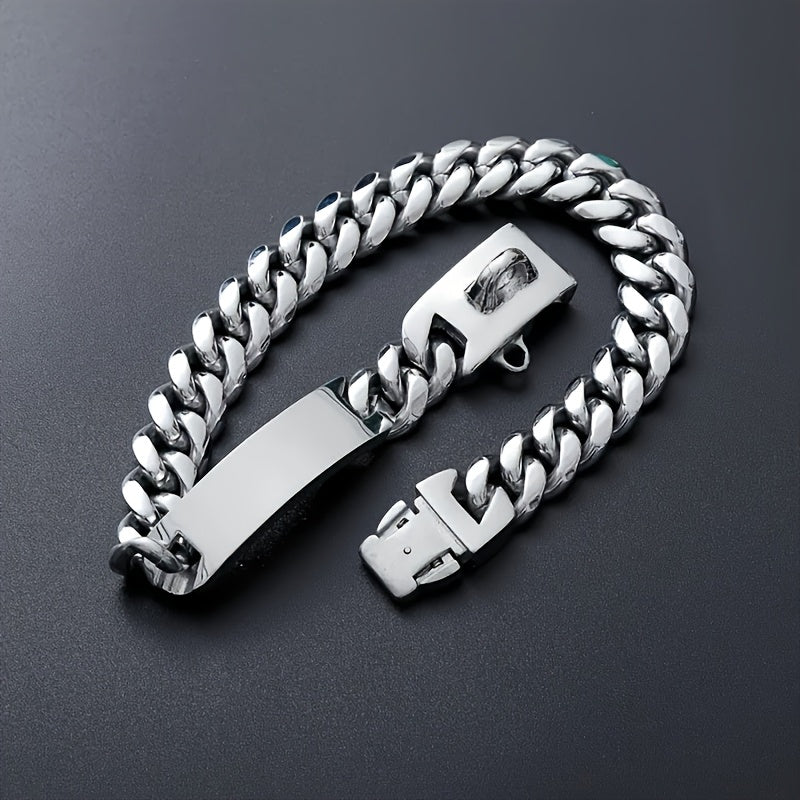 Customizable Stainless Steel Dog Collar With Safety Lock