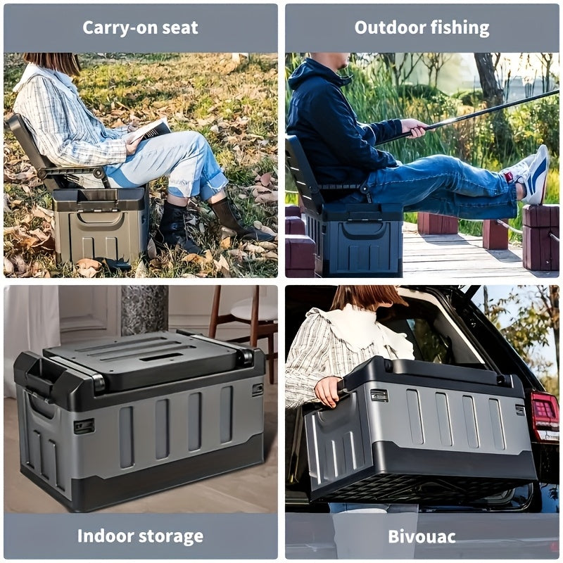 Foldable Car Storage Box Capacity Organizer For Travel