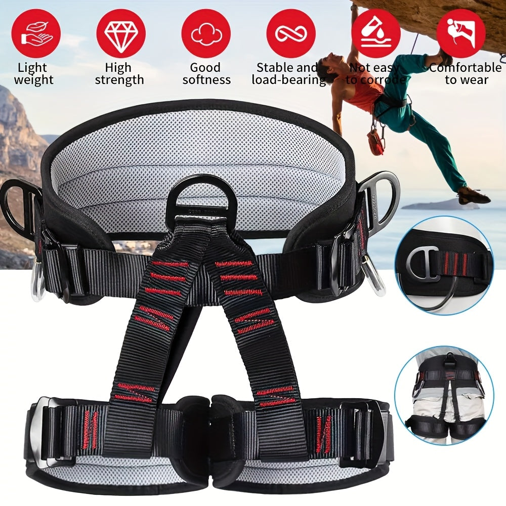 Professional Half Body Safety Climbing Belt for Outdoor Adventures