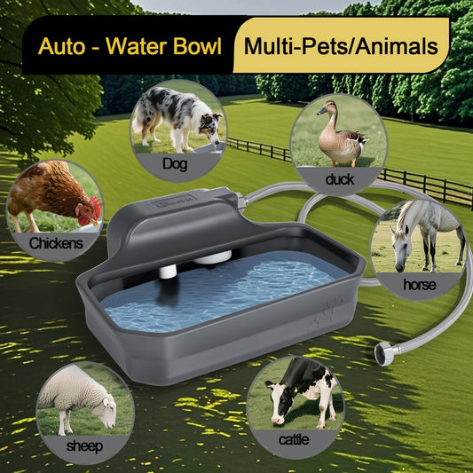 Automatic Dog Water Fountain Drinking Area Splash Proof