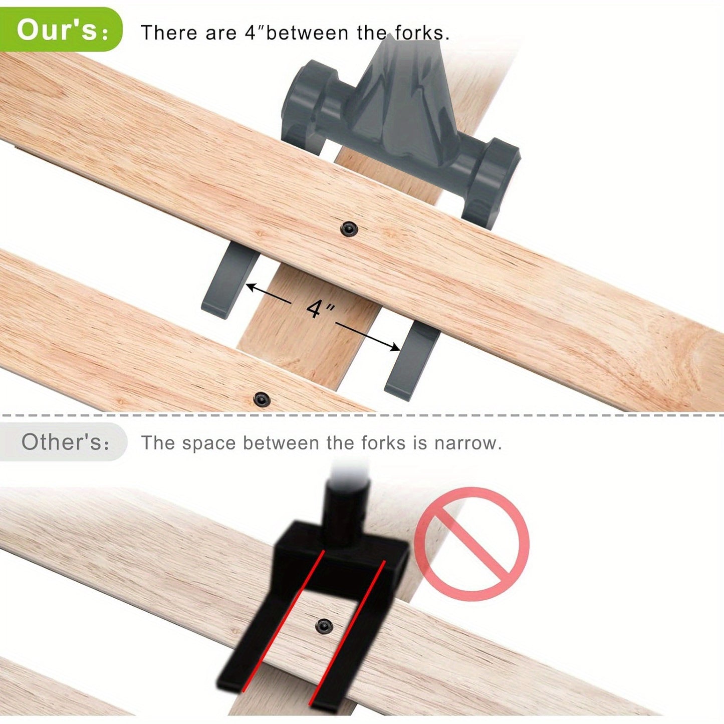 Heavy-Duty Steel Pallet Buster with Non-Slip Handle
