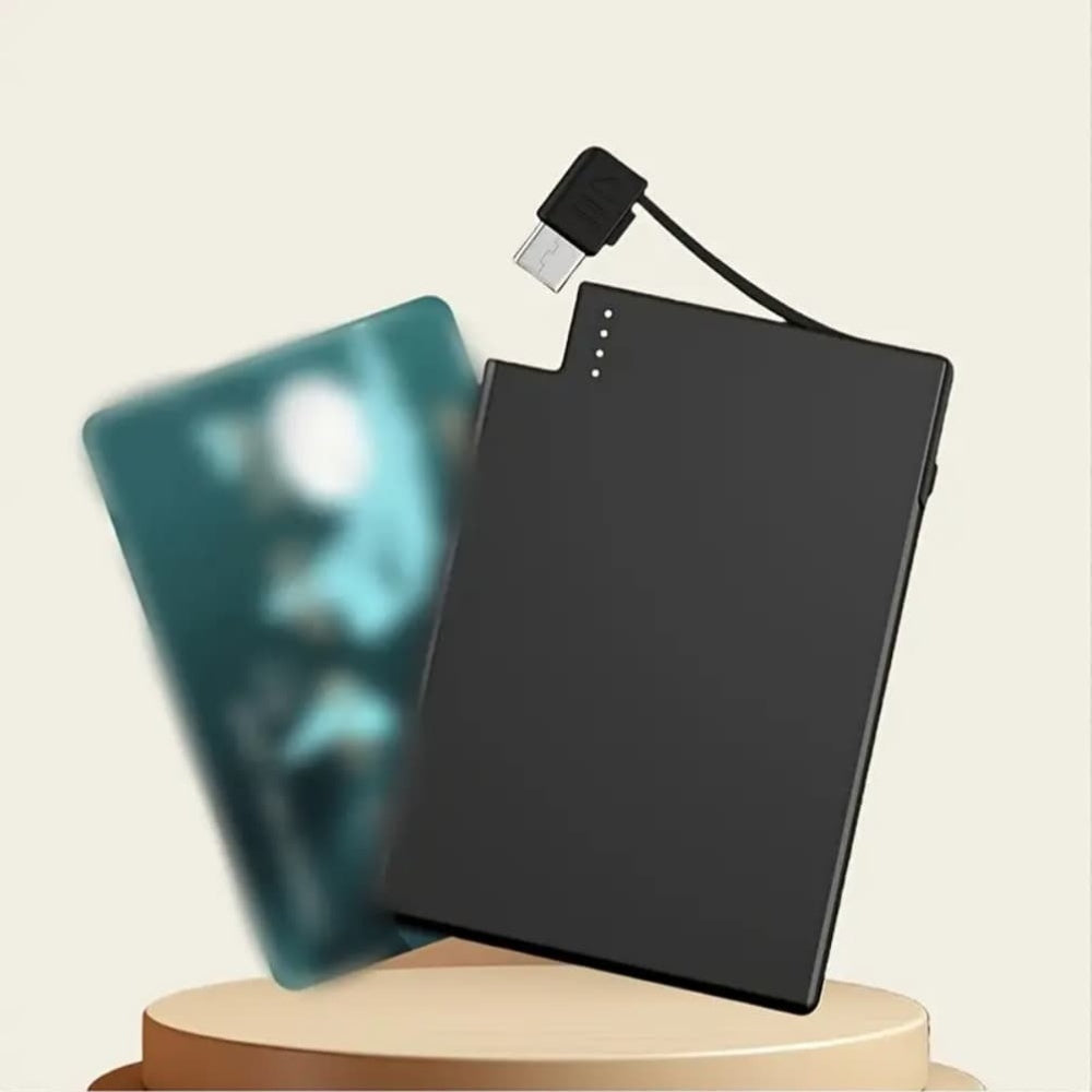 10000mAh Mini Slim Power Bank Emergency Backup Battery